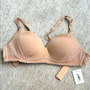 Bare necessities Lace Trim Nude Bra